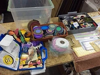 Lot naaigerief in box