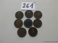 Lot oude 19de eeuwse munten