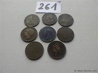 Lot oude 19de eeuwse munten - afbeelding 2 van  3