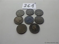 Lot oude 19de eeuwse munten - afbeelding 3 van  3