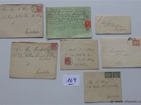 Lot oude brieven met postzegels