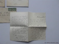 Lot oude brieven met postzegels - afbeelding 3 van  5