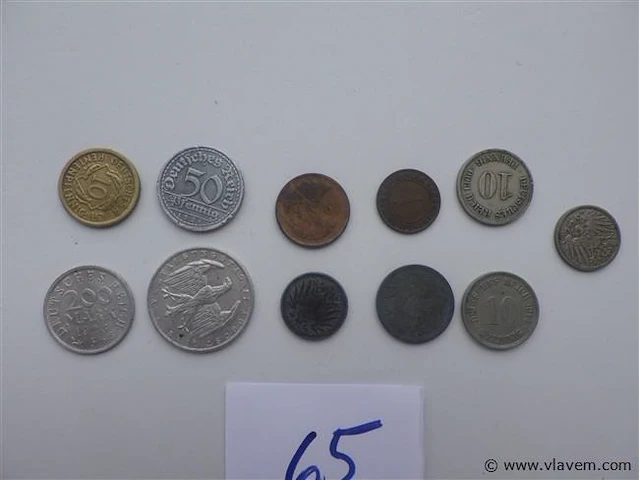 Lot oude duitse munten - afbeelding 2 van  4