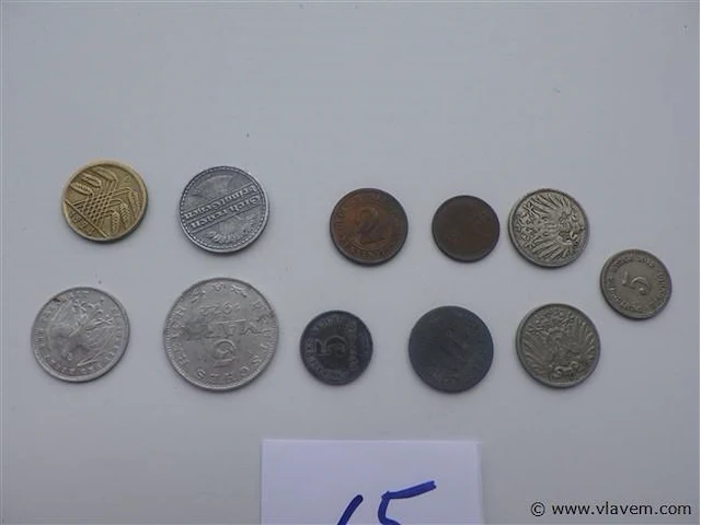 Lot oude duitse munten - afbeelding 4 van  4