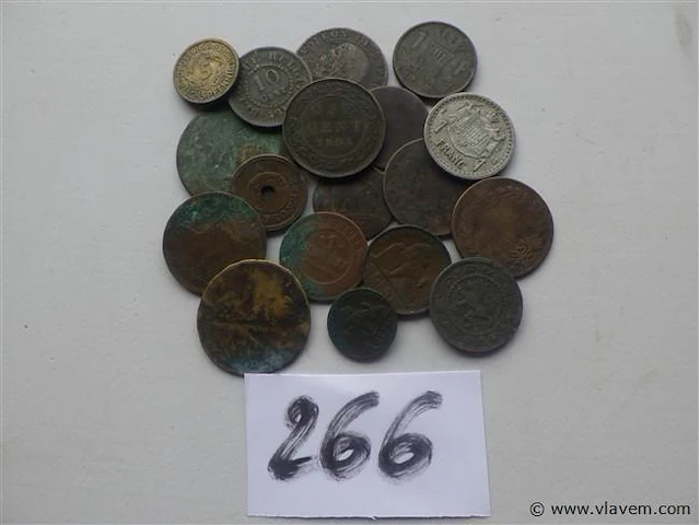 Lot oude munten - afbeelding 1 van  4