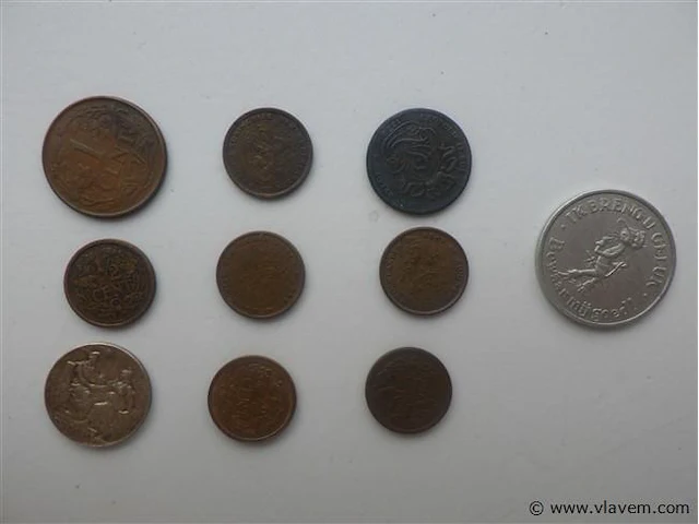 Lot oude nederlandse munten en penningen - afbeelding 4 van  4