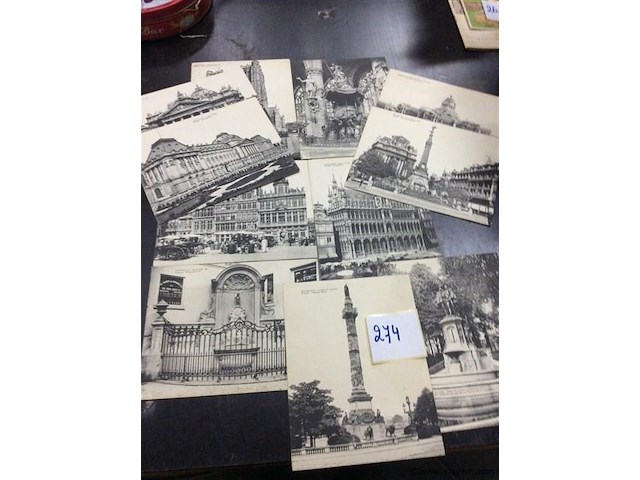 Lot oude postkaarten brussel ( buitenmaat ) - afbeelding 1 van  4