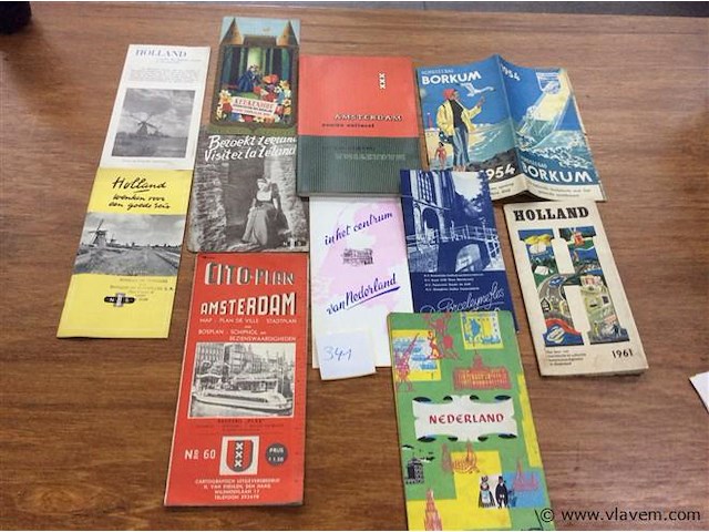 Lot oude reisfolders nederland - afbeelding 1 van  4