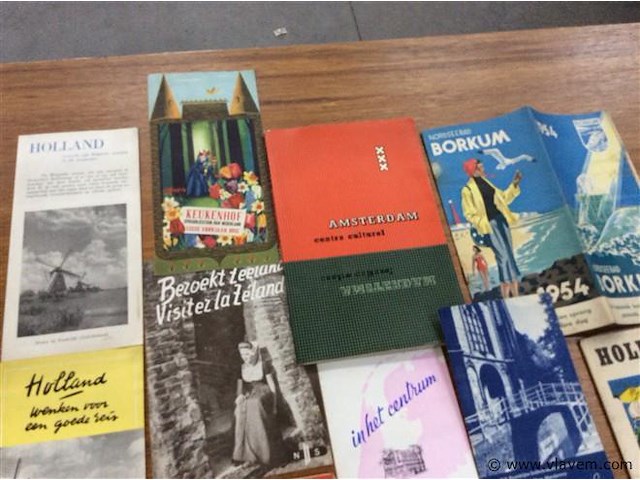 Lot oude reisfolders nederland - afbeelding 2 van  4