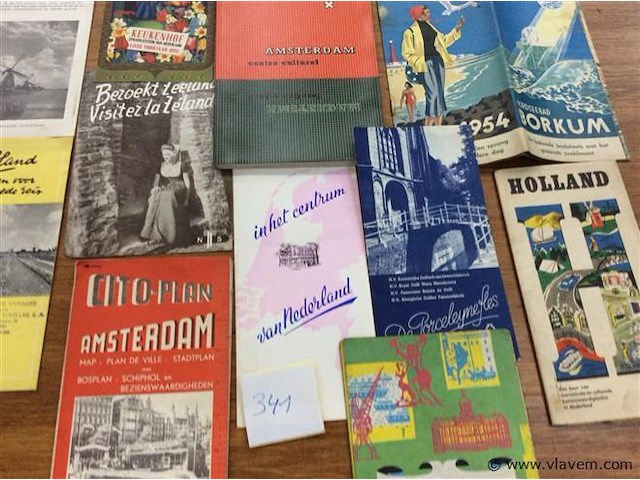 Lot oude reisfolders nederland - afbeelding 3 van  4