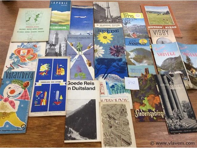 Lot oude reisfolders oa noorwegen - afbeelding 1 van  3