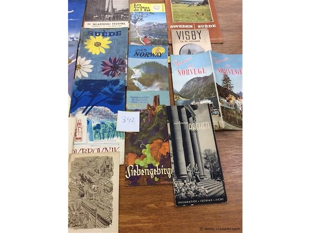Lot oude reisfolders oa noorwegen - afbeelding 3 van  3