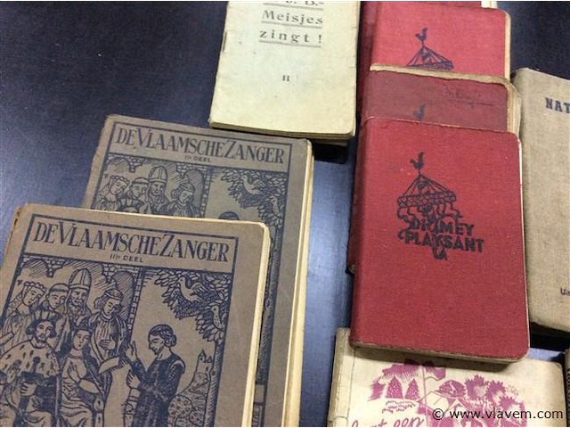 Lot oude zangboeken - afbeelding 2 van  4