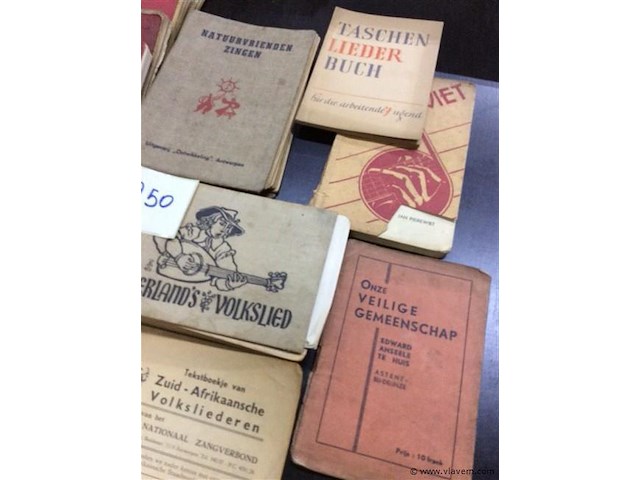 Lot oude zangboeken - afbeelding 3 van  4