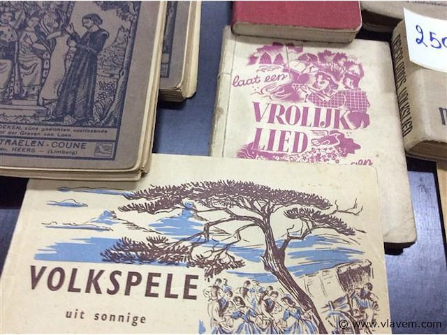 Lot oude zangboeken - afbeelding 4 van  4