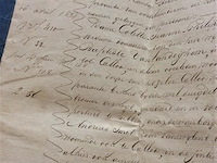 Lot papierwaren oa akte 1834. - afbeelding 4 van  5