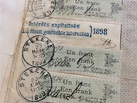 Lot papierwaren oa akte 1834. - afbeelding 5 van  5