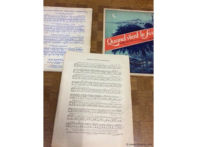 Lot partituren 3stuks - afbeelding 2 van  2