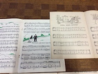 Lot partituren kinderliedjes - afbeelding 2 van  3