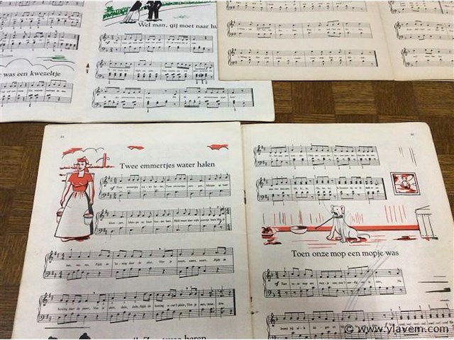 Lot partituren kinderliedjes - afbeelding 3 van  3