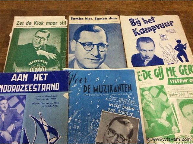 Lot partituren vlaams / nederlands - afbeelding 2 van  4