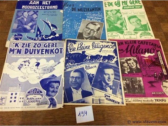 Lot partituren vlaams / nederlands - afbeelding 3 van  4