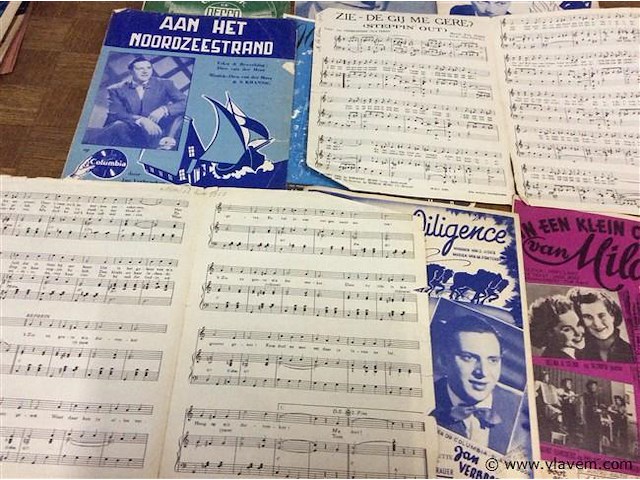 Lot partituren vlaams / nederlands - afbeelding 4 van  4