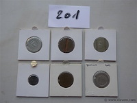 Lot penningen oa gasmunten - afbeelding 1 van  3