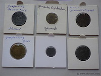 Lot penningen oa gasmunten - afbeelding 2 van  6