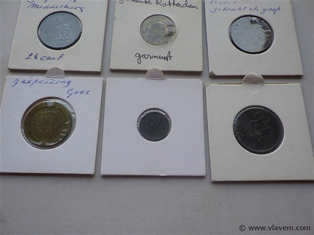 Lot penningen oa gasmunten - afbeelding 3 van  6