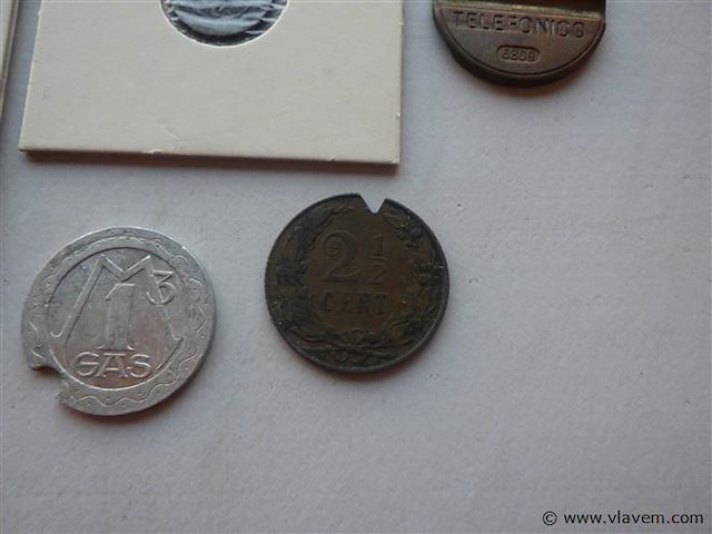 Lot penningen oa gasmunten - afbeelding 3 van  4