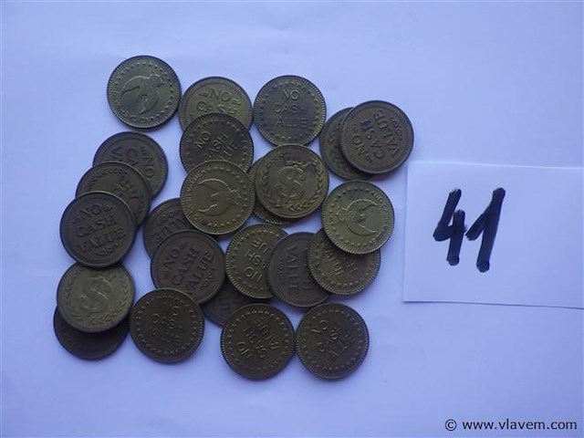 Lot penningen - afbeelding 1 van  2