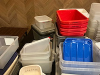 Lot plastic opbergbakken - afbeelding 4 van  8