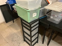 Lot plastic opbergbakken - afbeelding 7 van  8