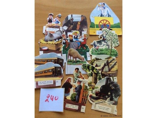 Lot prentjes karton la vache… - afbeelding 1 van  3