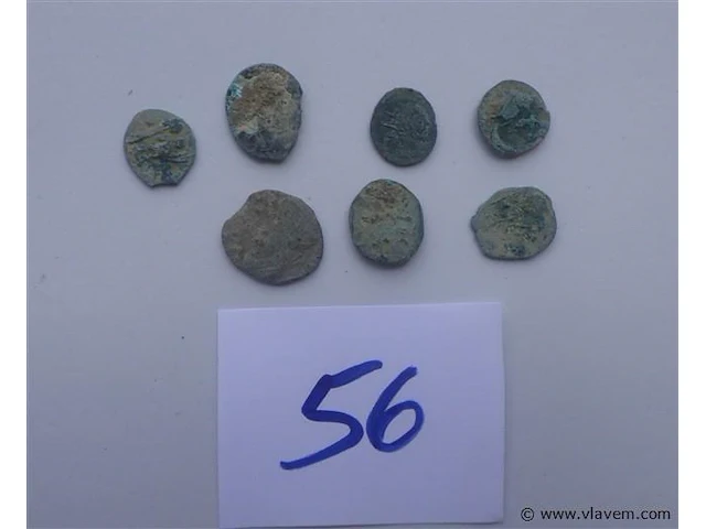 Lot romeinse munten nog te reinigen - afbeelding 1 van  3