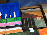 Lot schilderijen 5stuks - afbeelding 2 van  4