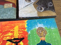 Lot schilderijen 5stuks - afbeelding 3 van  4