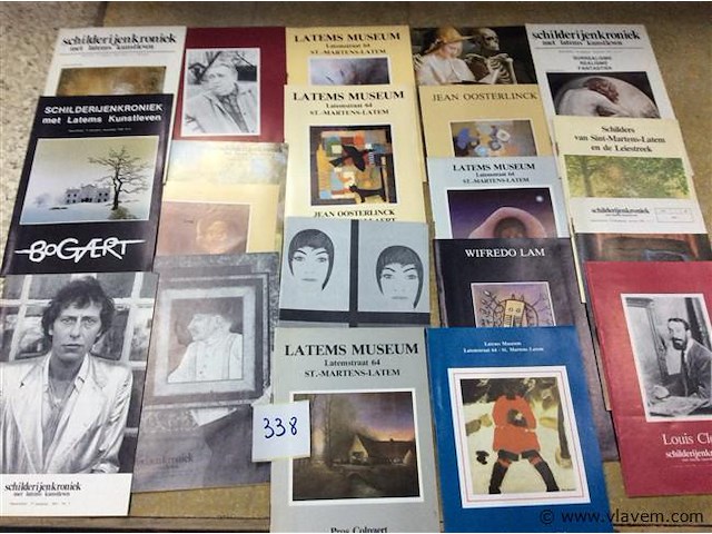 Lot schilderijen kroniek - afbeelding 1 van  3