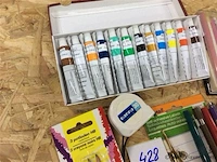 Lot schrijfbenodigdheden / verf - afbeelding 3 van  4
