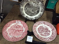 Lot sierborden met steunen - afbeelding 1 van  3