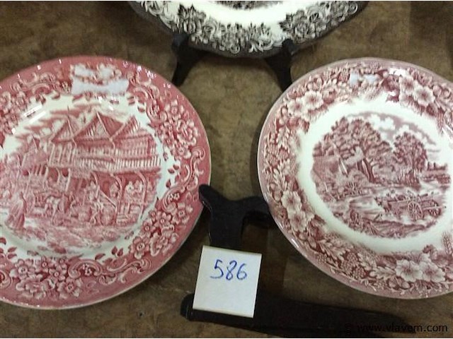 Lot sierborden met steunen - afbeelding 2 van  3