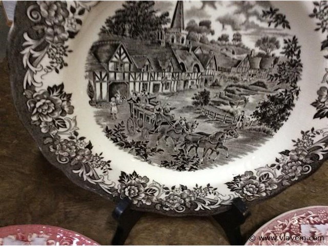 Lot sierborden met steunen - afbeelding 3 van  3