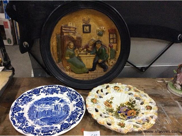 Lot sierborden - afbeelding 1 van  2