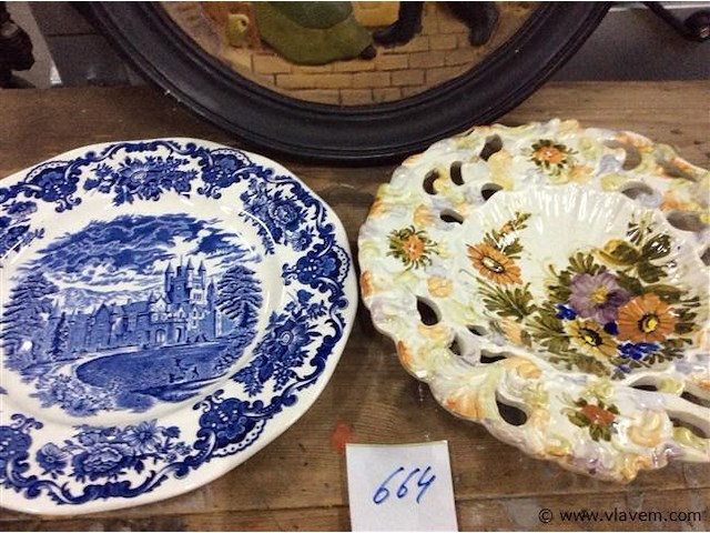 Lot sierborden - afbeelding 2 van  2