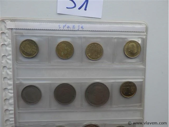 Lot spaanse en noorse munten - afbeelding 2 van  3