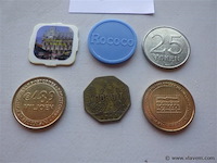 Lot tokens en penningen oa vooruit 1880 - afbeelding 3 van  3