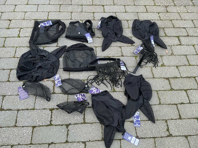 Lot vliegenmaskers paarden (13x) - afbeelding 6 van  6