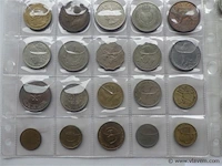 Lot wereldmunten (2 vellen) - afbeelding 4 van  7