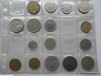 Lot wereldmunten (2 vellen) - afbeelding 6 van  7